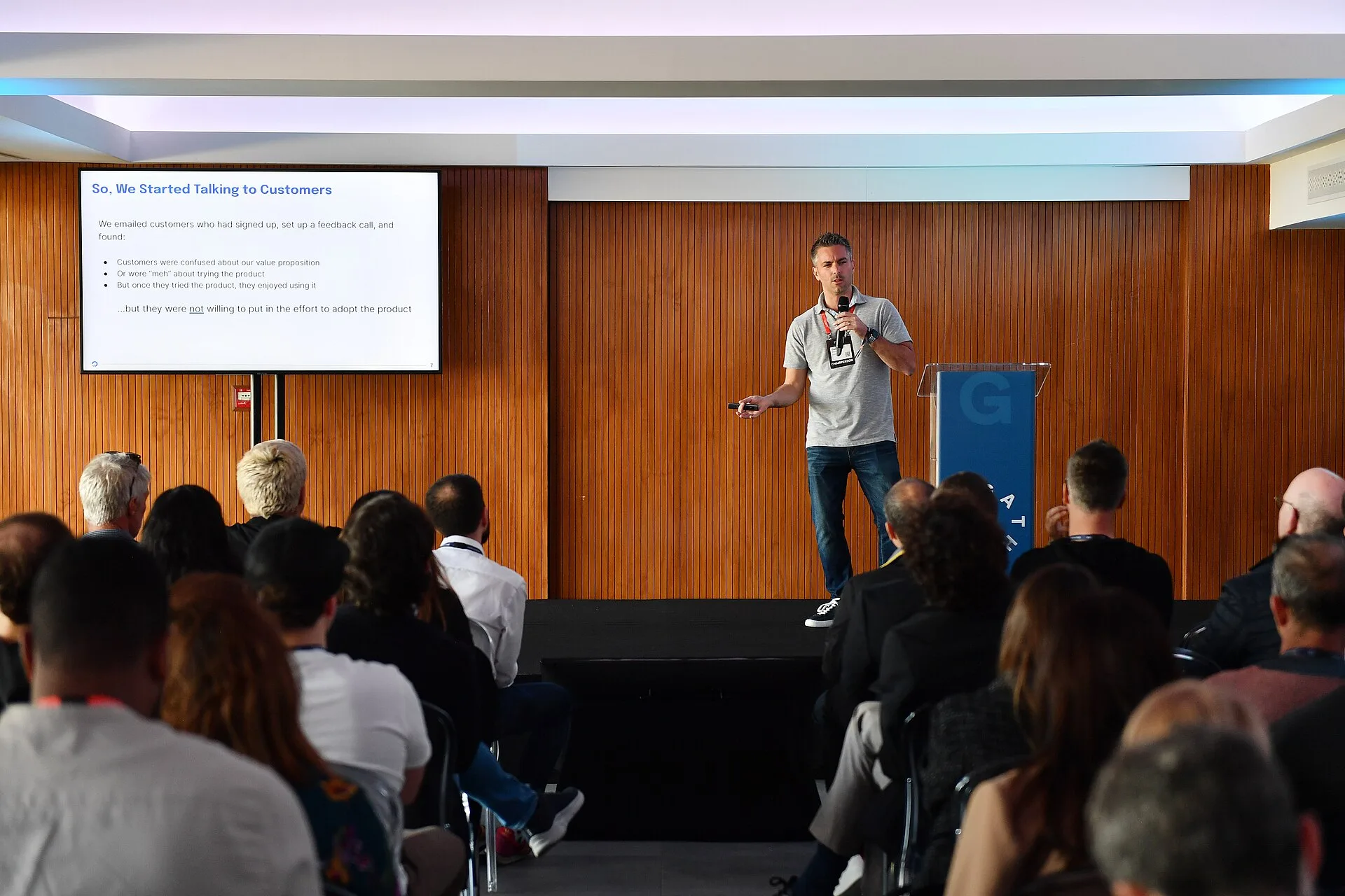 1 November 2022; How to build great products guided by customer feedback Gabe Monroy, DigitalOcean at The Gathering during Web Summit 2022 held at O Clube - Monsanto Secret Spot in Lisbon, Portugal. Photo by Sam Barnes/Web Summit via Sportsfile